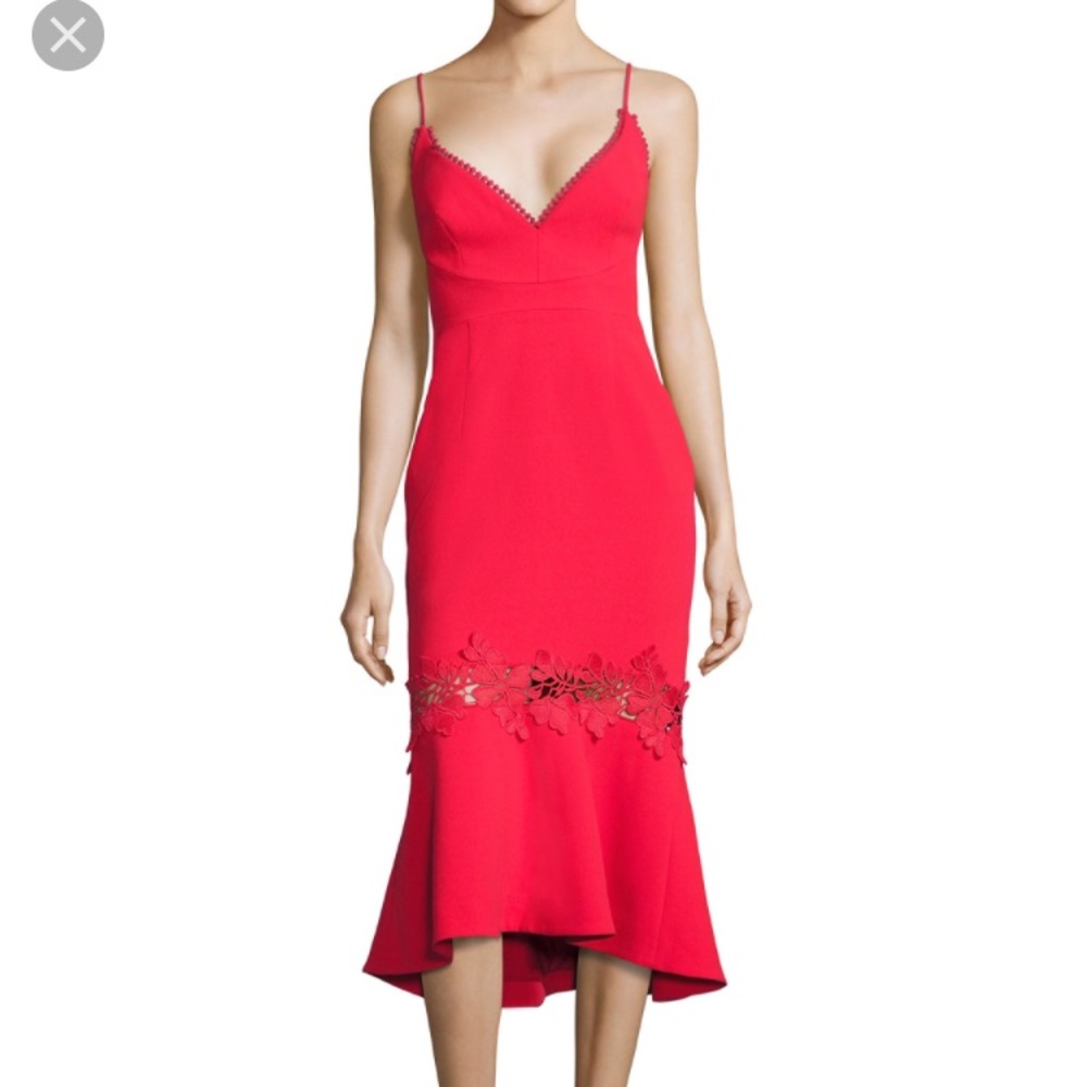 Nicolas dress poppy crepe